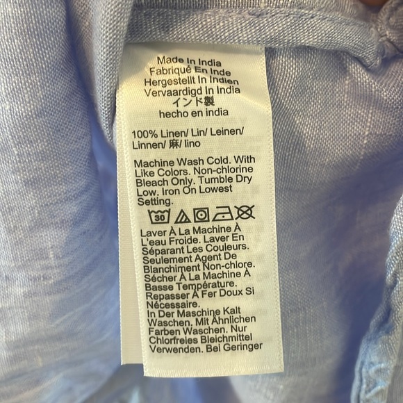 J Crew Baird McNutt Irish linen shirt dress - Picture 2 of 5